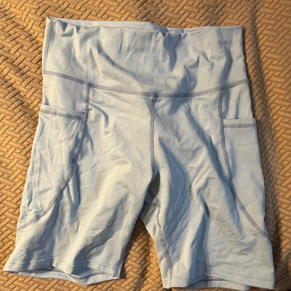 Exzia Women's Light Blue Shorts